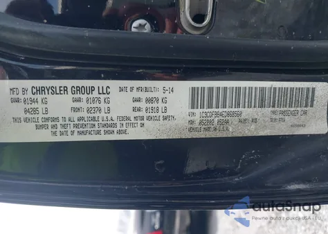 2014 Dodge Dart Sxt z USA, uszkodzony, nr VIN 1C3CDFBB4ED868560